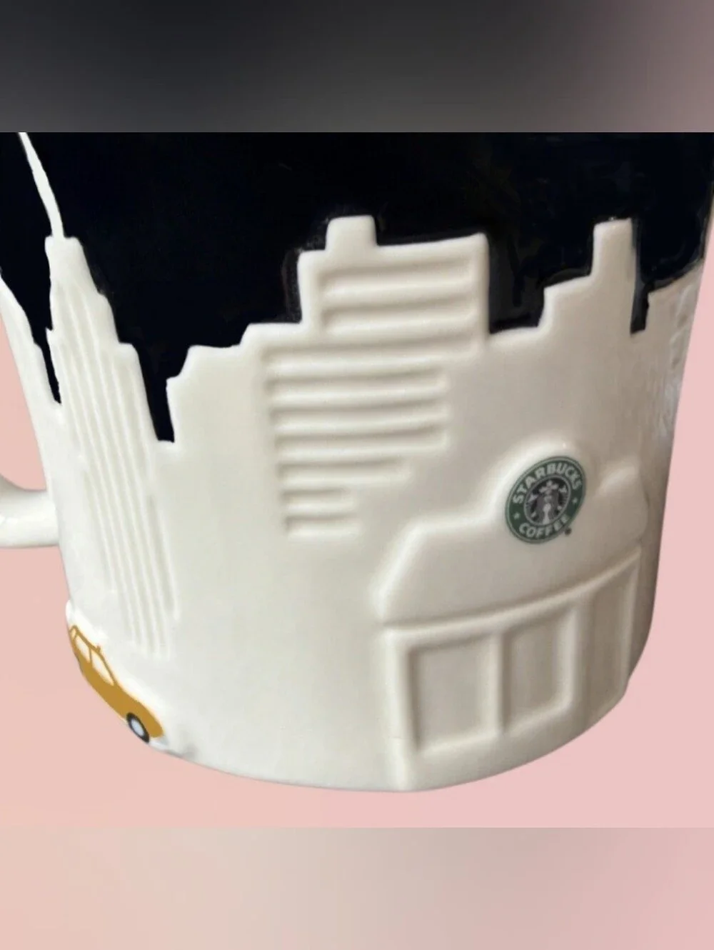Starbucks 2010 New York City NYC 3D Relief Collector Series Coffee Mug. 16 0Z